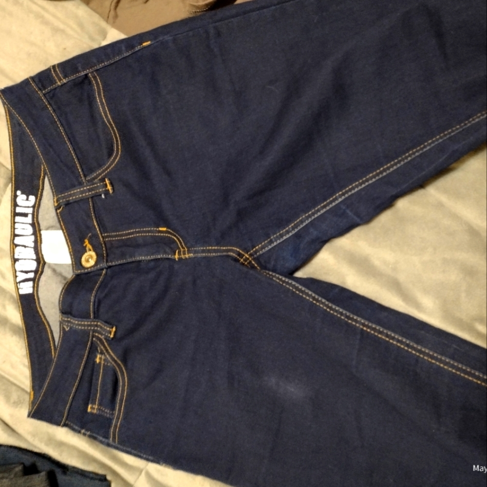 Hydraulic skinny jeans